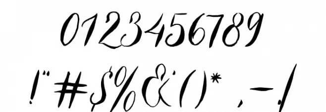 Belukar DEMO Font OTHER CHARS