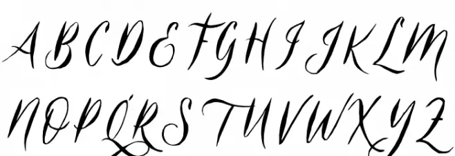 Belukar DEMO Schriftart Groß