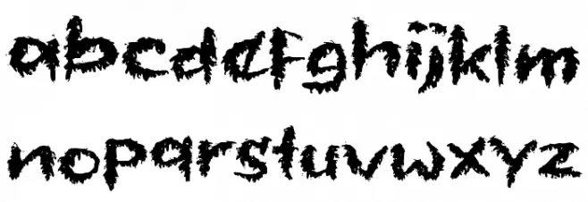 Belukar خط أحرف صغيرة