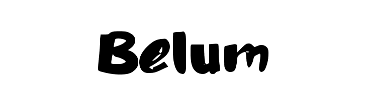 Belum  Frei Schriftart Herunterladen