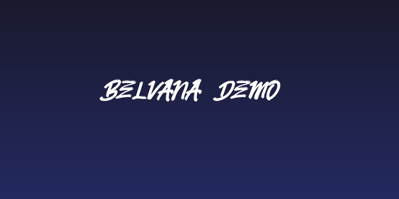Belvana (demo) Social Header