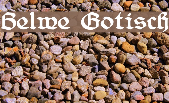 Belwe Gotisch Font examples