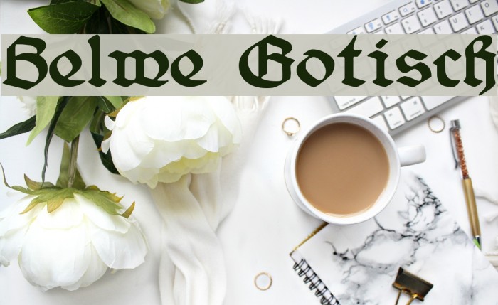 Belwe Gotisch Font examples