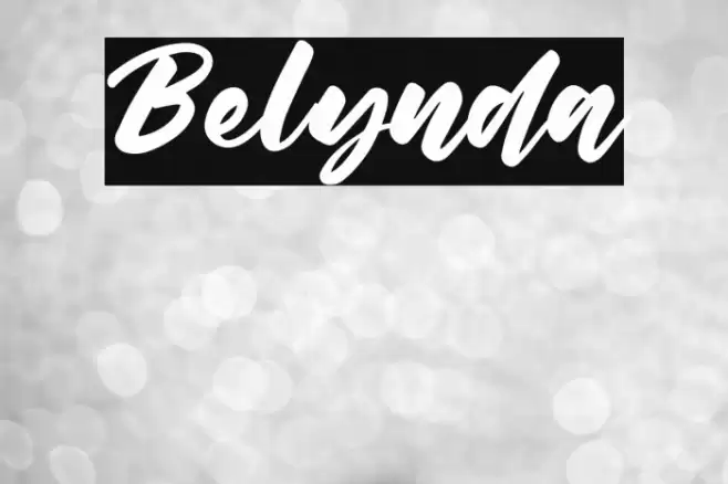 Belynda Font examples