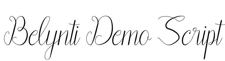 Belynti Demo Script  Frei Schriftart Herunterladen