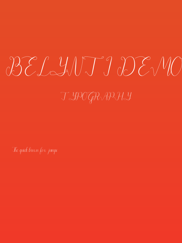 Belynti Demo Script Poster