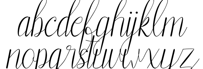 Belynti Demo Script Font LOWERCASE