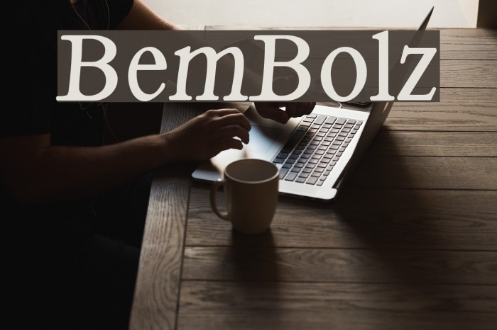 BemBolz Font examples