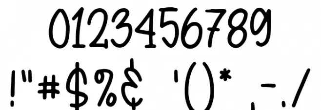 Bembies Font OTHER CHARS