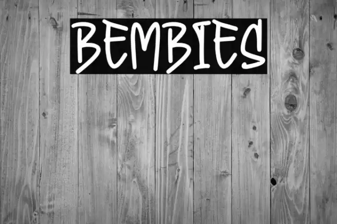 Bembies Font examples