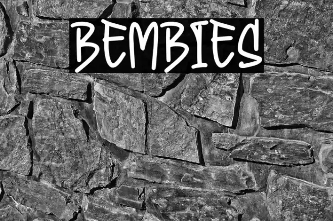 Bembies Font examples