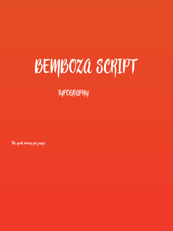 Bemboza script Poster