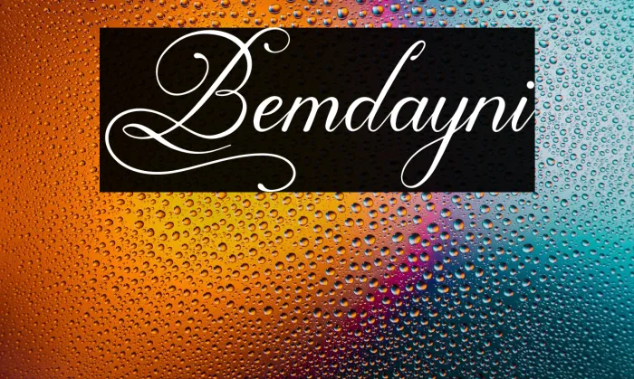Bemdayni Example 1