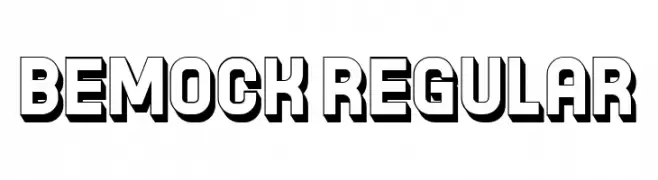 Bemock Regular  Fuentes Gratis Descargar