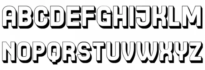 Bemock Regular Font Litere mici