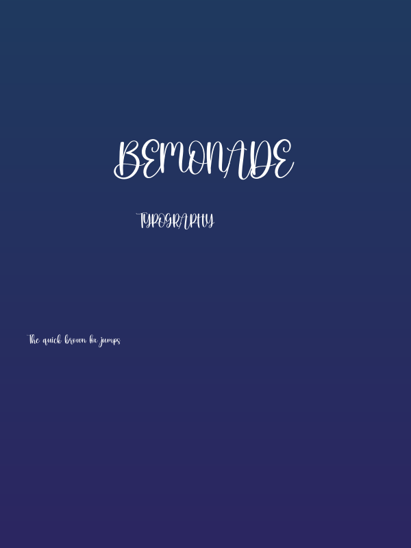 Bemonade Poster