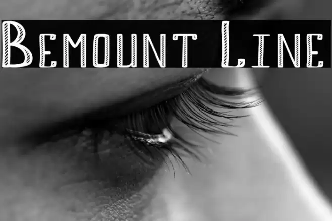 Bemount Line Fonte examples
