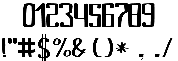 Bemount Font OTHER CHARS