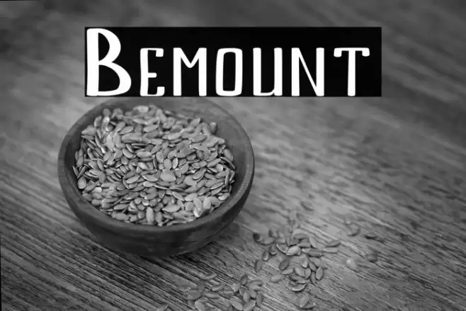 Bemount Font examples