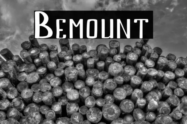 Bemount Font examples