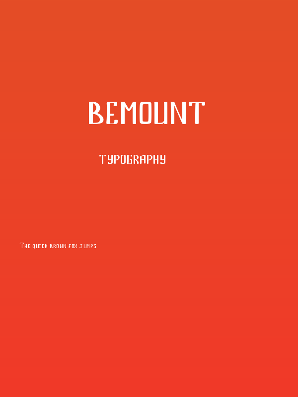 Bemount Poster
