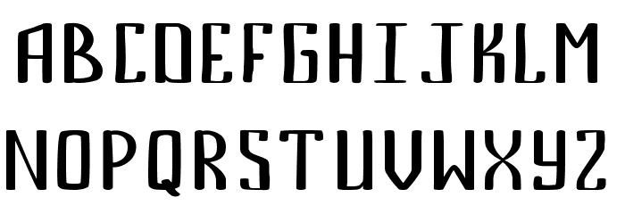 Bemount Font LOWERCASE