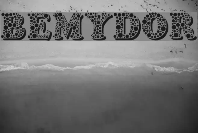Bemydor Font examples