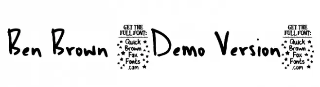 Ben Brown [Demo Version]  font caratteri gratis