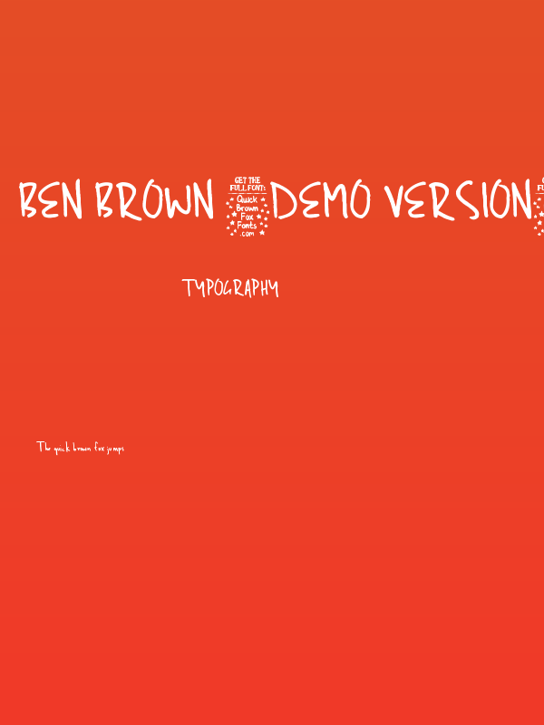 Ben Brown [Demo Version] Poster