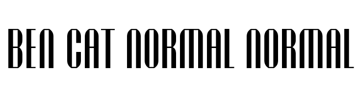 Ben Cat Normal Normal  baixar fontes gratis