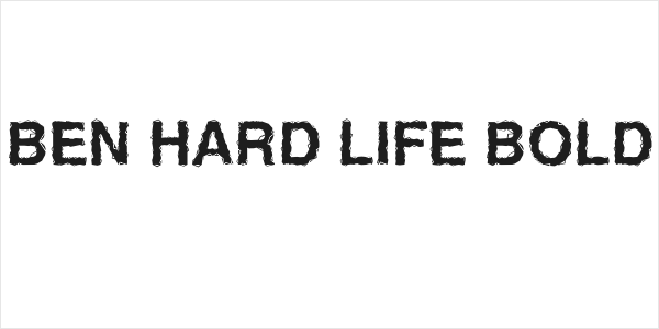 Ben Hard Life Bold Logo