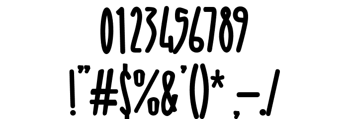 Ben Kidoz Font OTHER CHARS