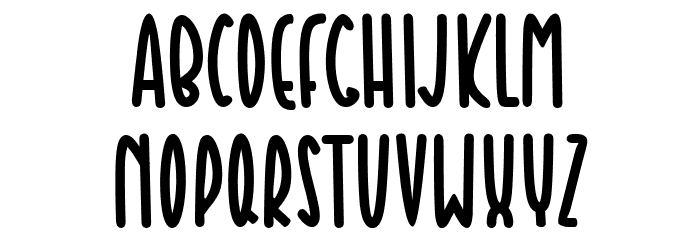 Ben Kidoz Font LOWERCASE