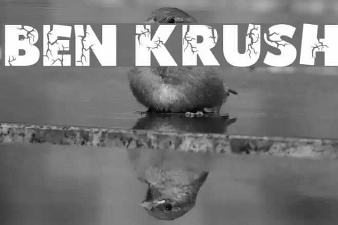 Ben Krush Font examples