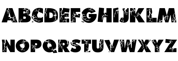 Ben Krush Font LOWERCASE