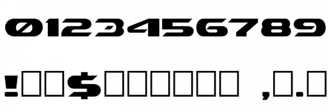 Ben Pioneer Bold Font OTHER CHARS