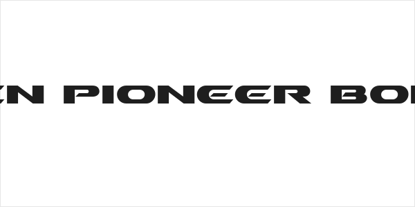 Ben Pioneer Bold Logo