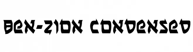 Ben-Zion Condensed  Descarca Fonturi Gratis