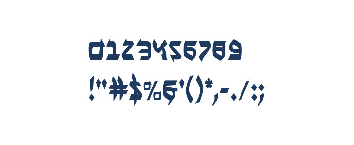 Ben-Zion Condensed Other Characters