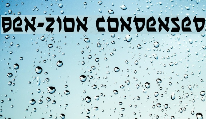 Ben-Zion Condensed Example 1