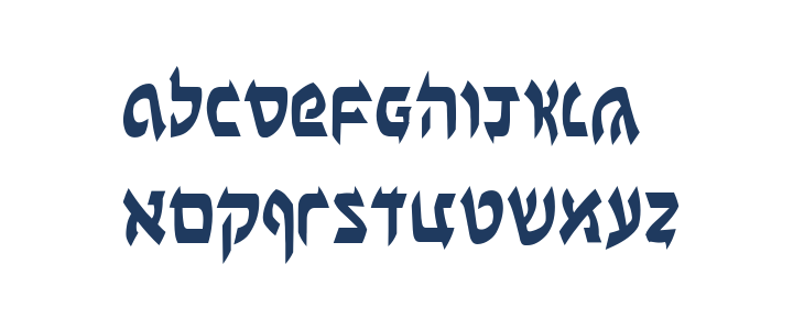 Ben-Zion Condensed Lowercase