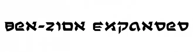 Ben-Zion Expanded  Descarca Fonturi Gratis