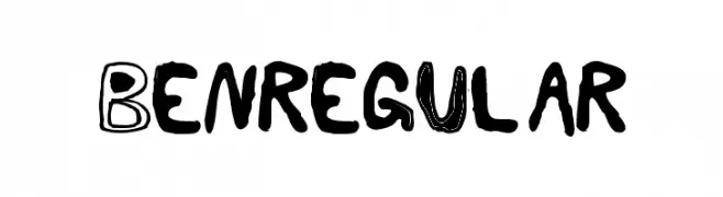 BenRegular  Fuentes Gratis Descargar