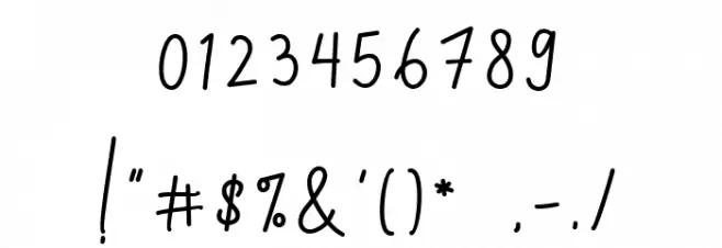 Benalla Font OTHER CHARS