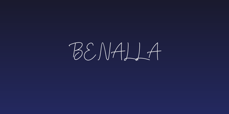 Benalla Social Header