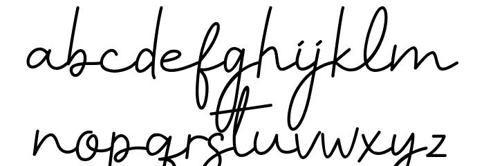Benalla Font LOWERCASE