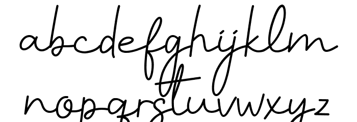 Benalla Font LOWERCASE