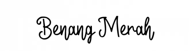 Benang Merah  Frei Schriftart Herunterladen
