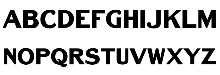 BenchGrinderTitling-Regular Font LOWERCASE