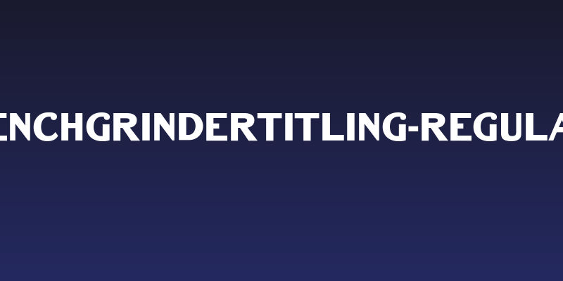 BenchGrinderTitling-Regular Social Header